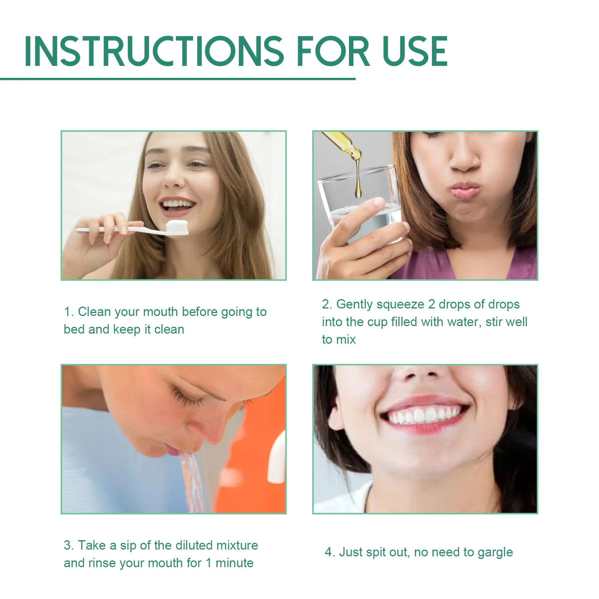 Restore Gum Health Suitable for Daily Use Long-Lasting Nourishment Easy to Use Mild Ingredients Oral Care Spray